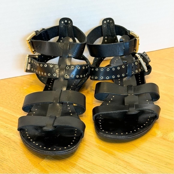 Barbara Barbieri Sandals Black Sz 6 1/2 - Picture 2 of 7